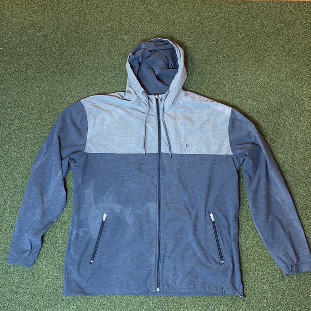 Linksoul Stormer Full Zip Windbreaker Jacket Men’s XL Grey